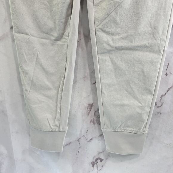 Athleta Pants Womens 4 Headlands Hybrid Jogger Trek Gray White High Rise - Picture 8 of 12